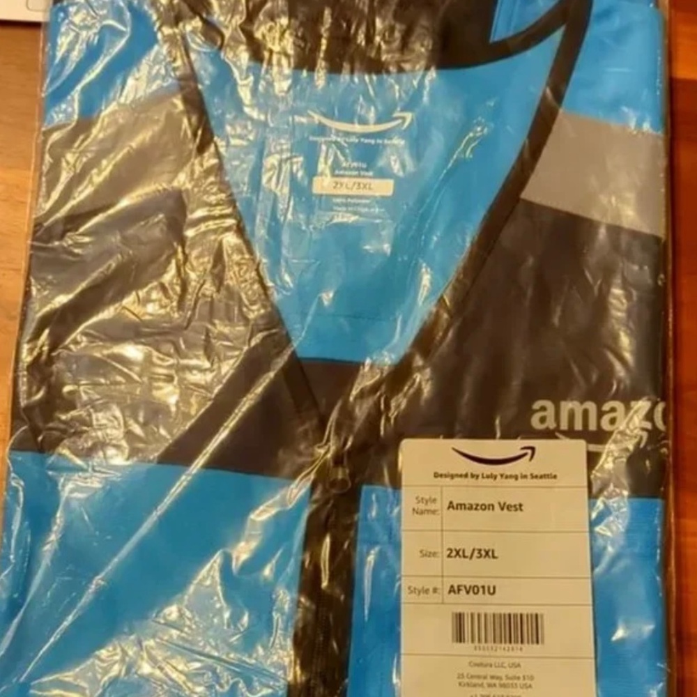 AMAZON VEST DSP DRIVER SIZE 3XL